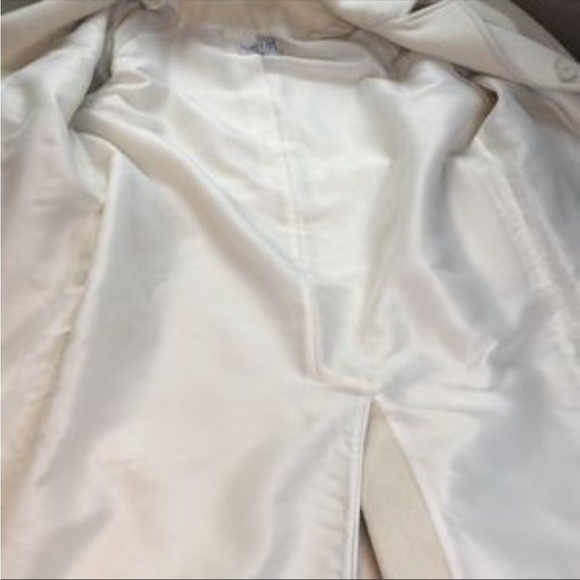 S.B.II by Bitterman Wool Blend Winter White Coat - Picture 11 of 12